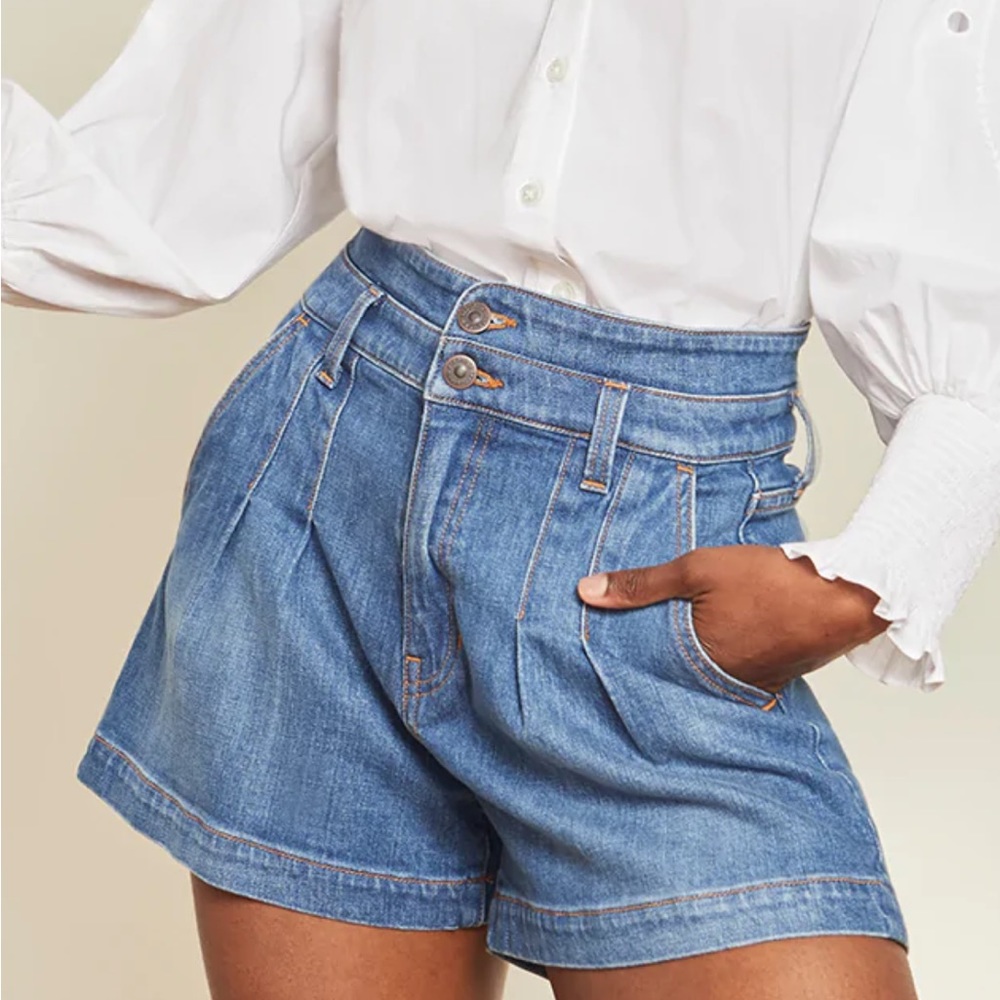 Oraije Paris | High Waisted Denim Short